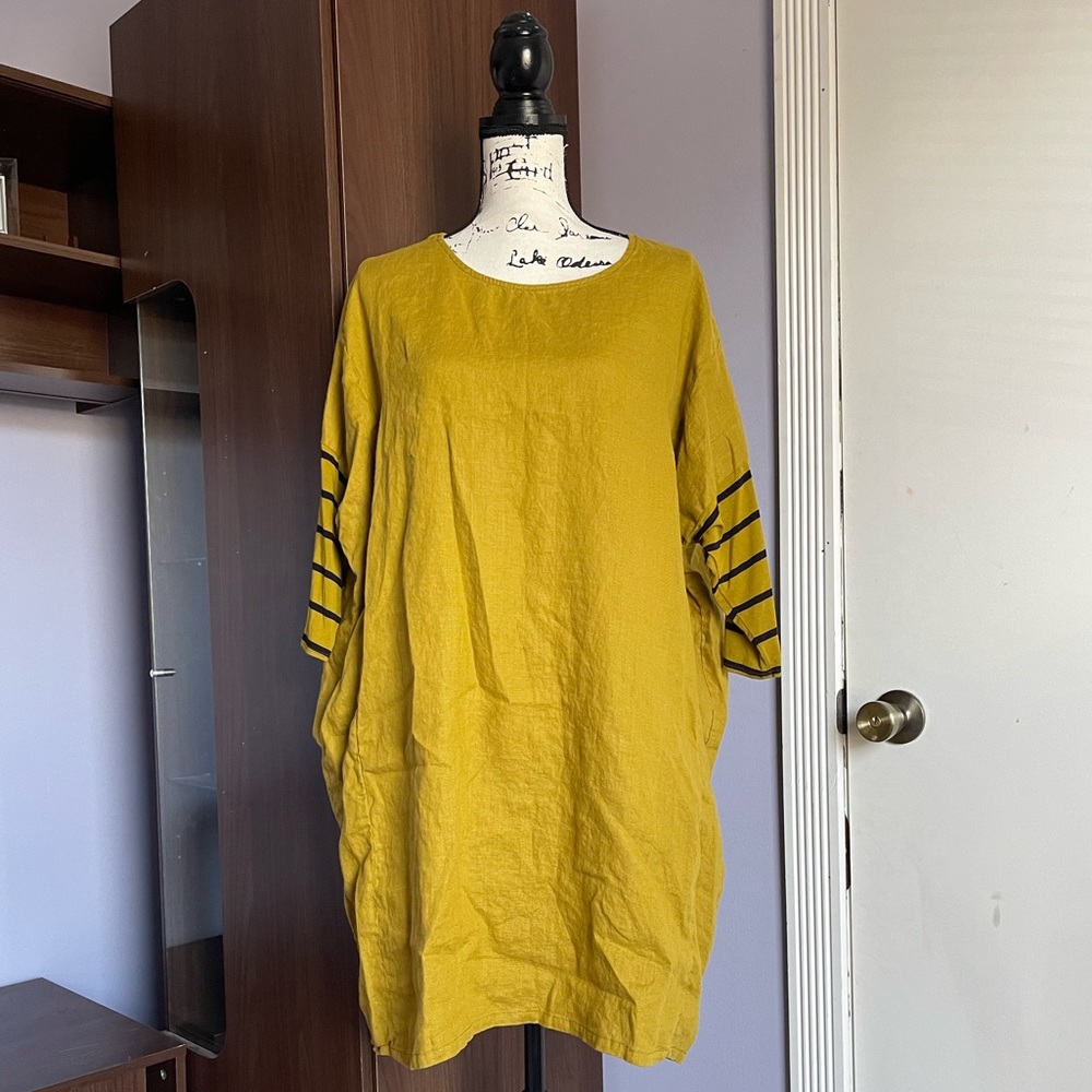 Lisa Bayne Linen Dress Tunic